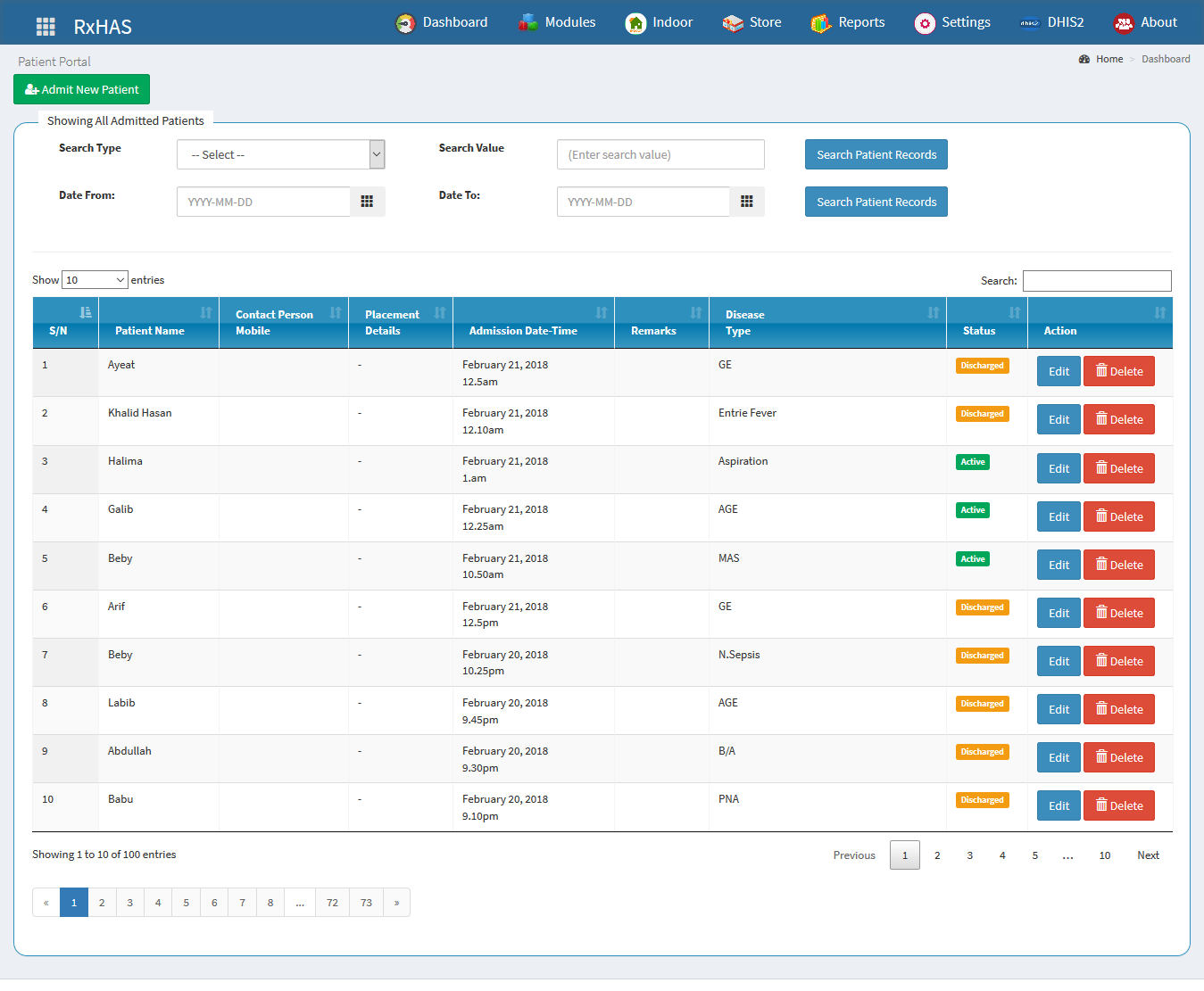 Patient Record Management